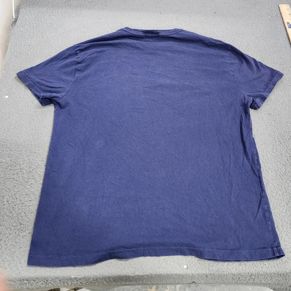 Polo Ralph Lauren Mens Classic Fit Navy Blue Graphic Logo T-Shirt Medium
